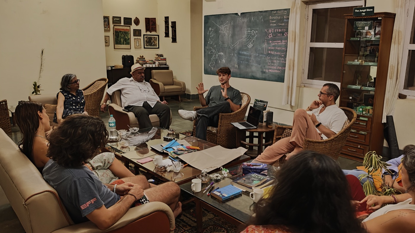 Community talk and session in the living room