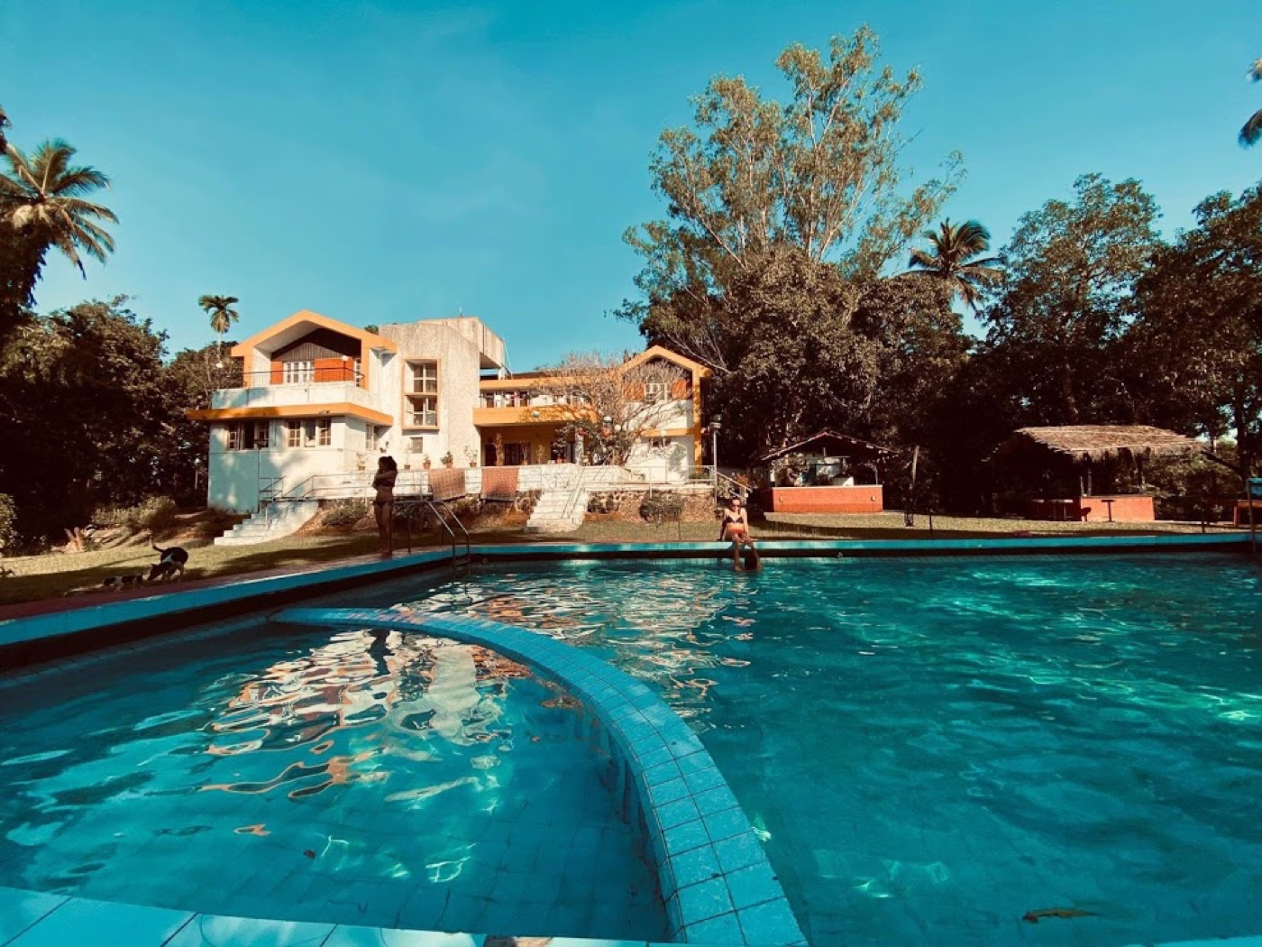 The pool at Jungli